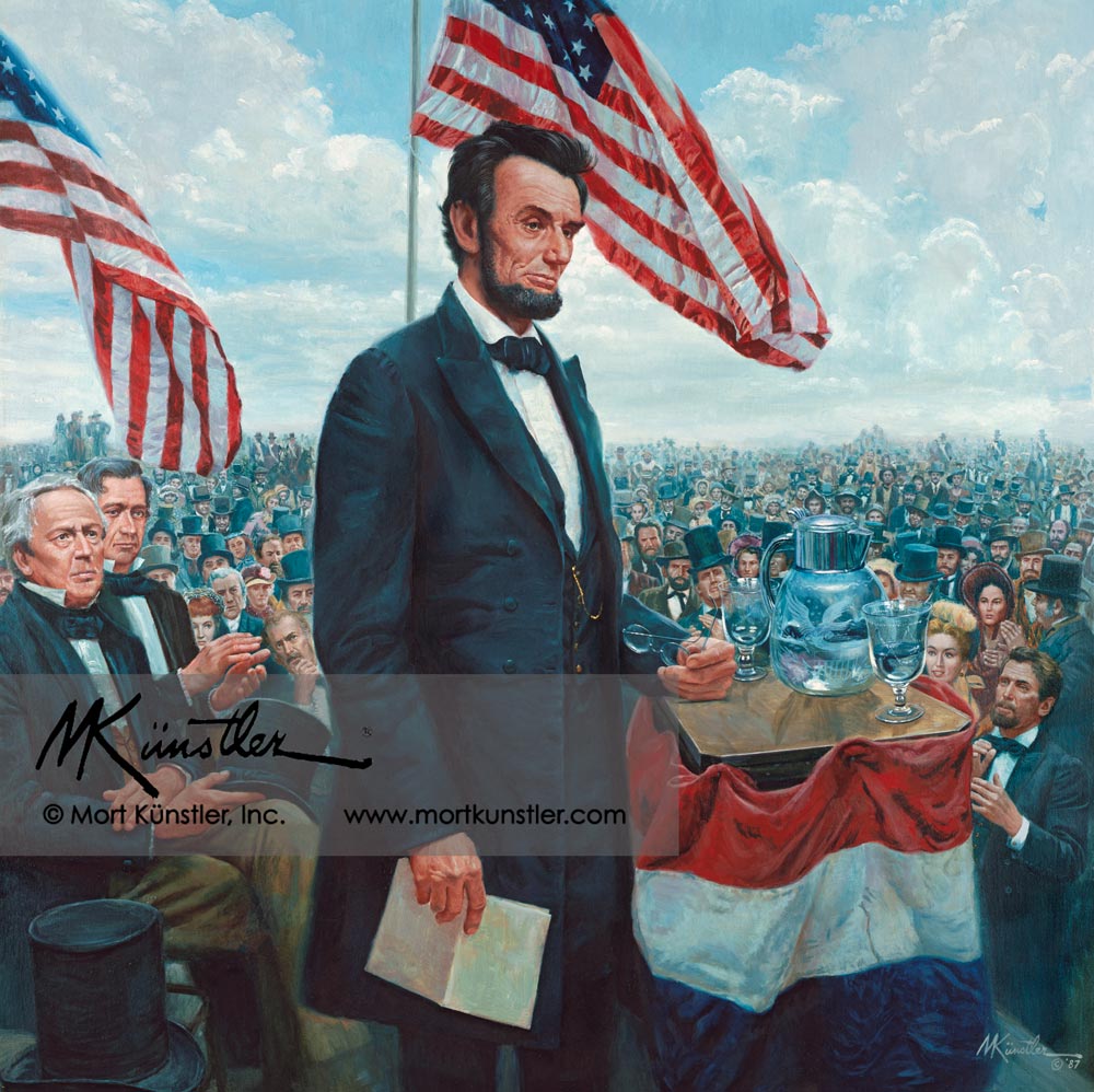 Gettysburg Address, The - limited edition print