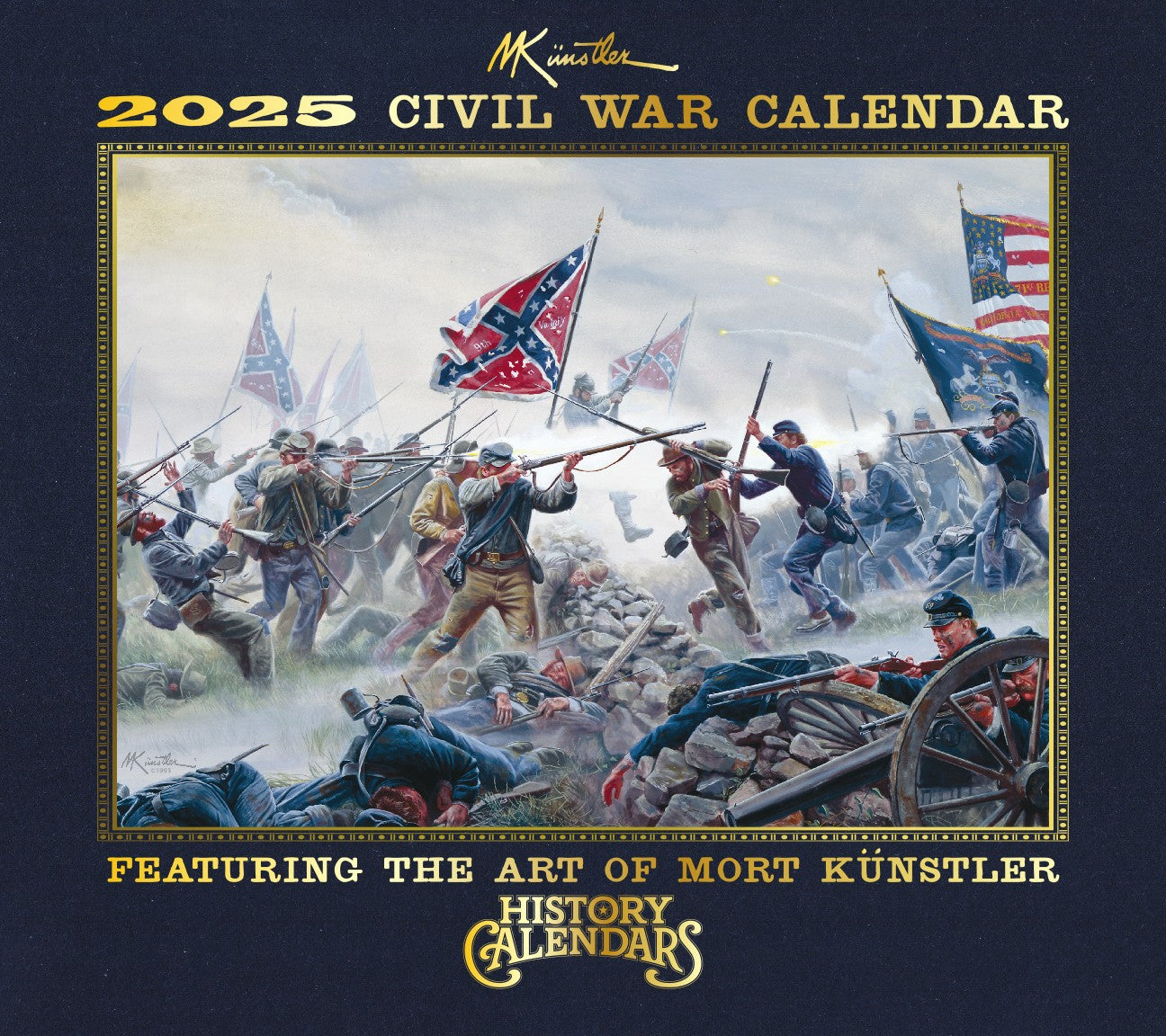 2025 Civil War Calendar The Official Mort Künstler Website