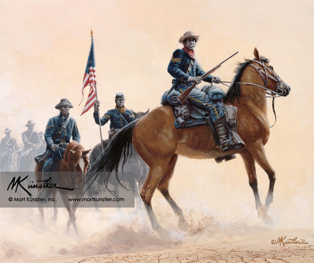 Buffalo Soldiers of the West - limited edition print